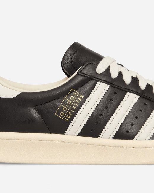 Adidas Black Superstar Vintage Sneakers Core Core for men