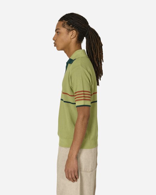 Bode Green Palmer Polo Shirt Mint for men