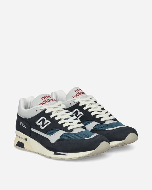 New Balance Multicolor Made In Uk 1500 Sneakers Total Eclipse / Indian Teal / Harbor Mist for men