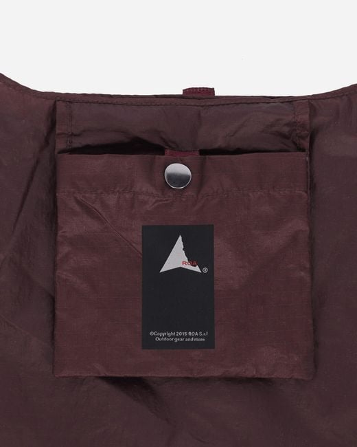 Roa Brown Laki Packable Knot Bag Bitter Chocolate for men
