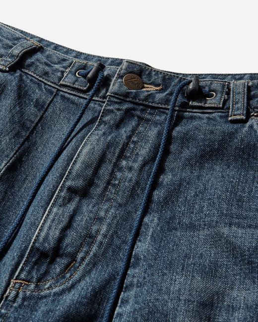 Needles Blue Men S Hd baggy Jeans Indigo for men