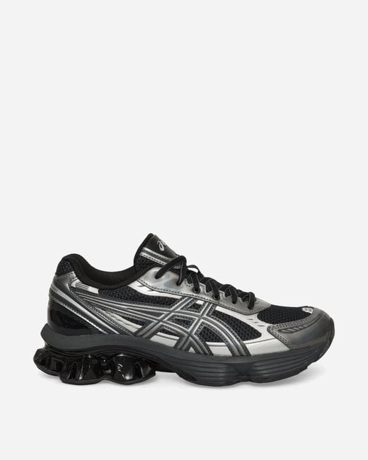 Asics Black Gel-Kinetic Fluent Sneakers Graphite for men