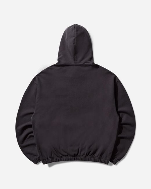 Umbro Black Og Logo Masked Hoodie Washed for men