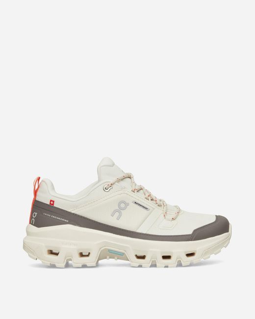 On Shoes White Men S Cloudrock Low Wp Sneakers Ivory / Ivory for men