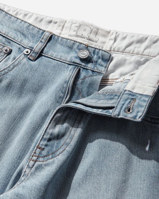 ERL Blue Relaxed Denim Jeans for men