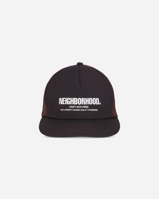 Neighborhood Black Mesh Cap-1 Brown for men