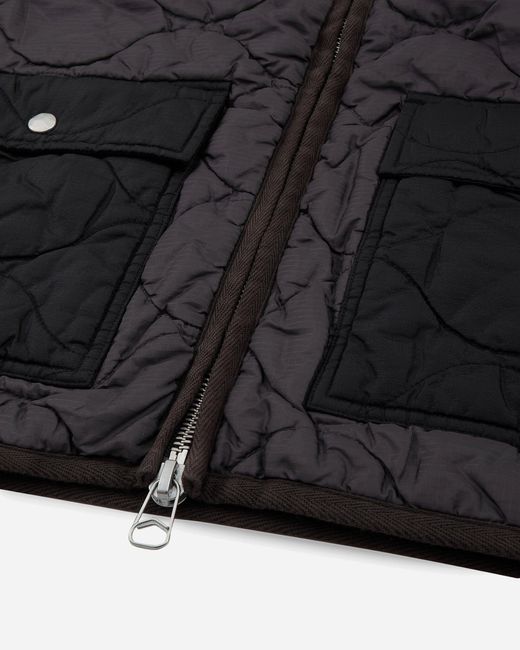 Oamc Peacemaker Black Liner Vest for men