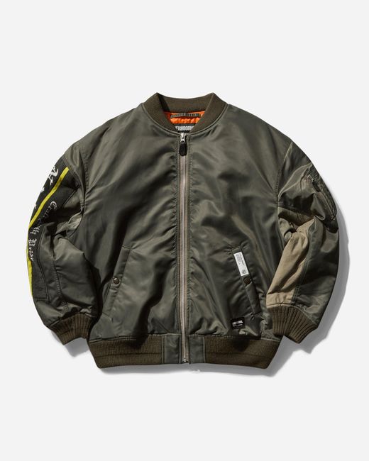 Neighborhood Men S Ma-1 Flight Jacket Mod Olive Drab in Neighborhood Men S Ma-1 Flight Jacket Mod Olive Drab in