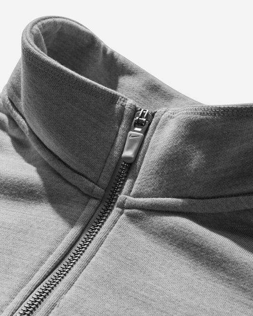 Nike Gray S Wool Classics 1/4-Zip Top Heather for men