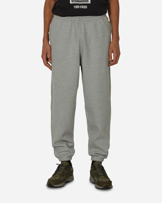 Nike Solo Swoosh Sweatpants Dark Grey Heather in Gray for Men Lyst