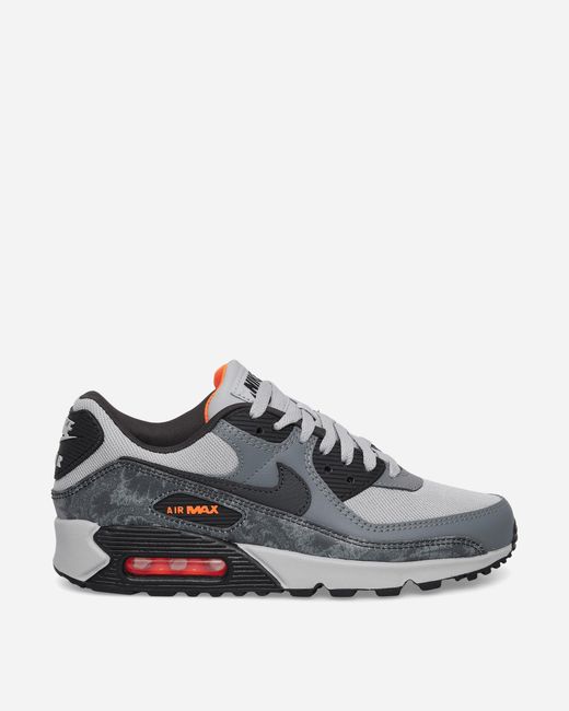 Nike Gray Air Max 90 Premium Cinder Cone Sneakers Smoke Grey / Black for men