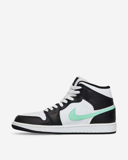 Nike White Air Jordan 1 Mid Sneakers / / Glow for men