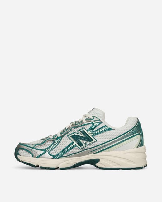 New Balance Green 740 Sneakers / Marsh / Sea Salt for men