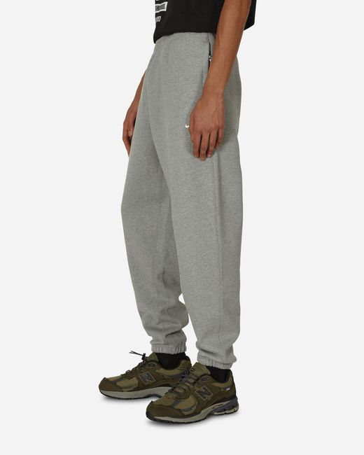 Nike Solo Swoosh Sweatpants Dark Grey Heather in Grey for Men