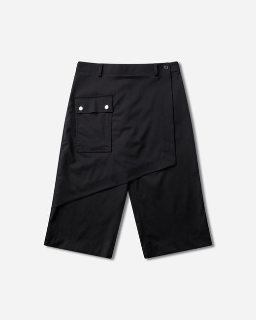 Kiko Kostadinov Black Women S Linnet Wrap Culottes Crow