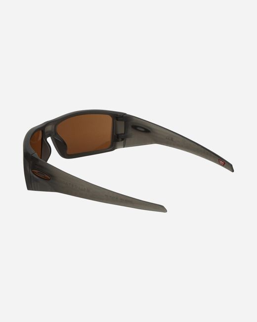 Oakley Gray Heliostat Sunglasses Matte Black / Prizm Bronze for men