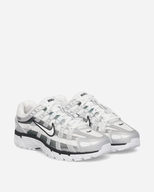 Nike White Women S P-6000 Sneakers / Off