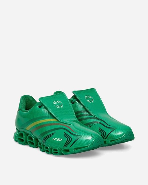 Adidas Green Jah Jah Studio F50 Tunit Mega Sneakers Core for men