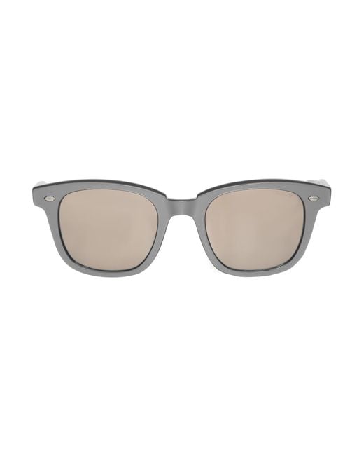Garrett Leight Gray Slam Jam Calabar Sunglasses for men