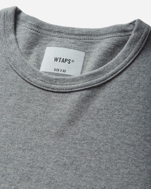(w)taps Men S Academy Longsleeve T-shirt Ash Gray for men