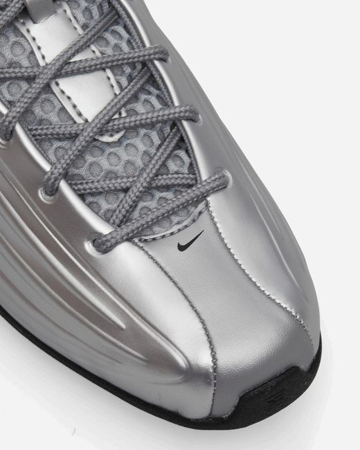Nike White Women S Shox Z Sneakers Metallic Silver / Black