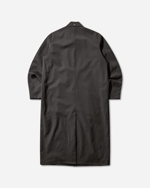 Our Legacy Men S Cloak Carcoat Churchill Stripe in Black for Men Our Legacy Men S Cloak Carcoat Churchill Stripe in Black for Men