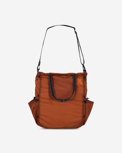 And Wander Brown Sil Tote Bag Dark for men