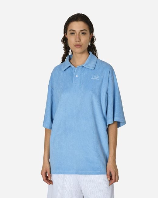 Abra Blue Towel Polo