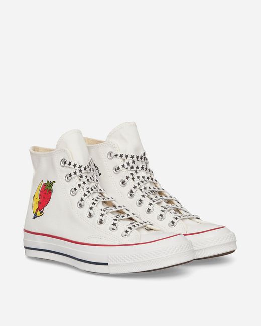 Sky High Farm White Converse Chuck 70 Hi Sneakers for men