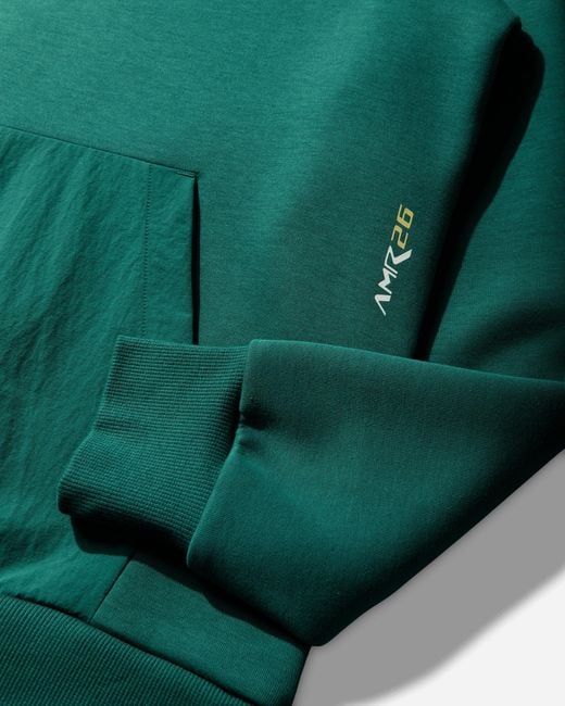 PUMA Green Aston Martin Aramco F1 Team Replica Hoodie Lux for men