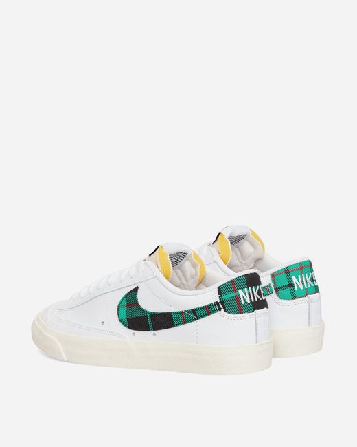 Nike Blazer Low 77 Premium Sneakers White / Stadium Green for men