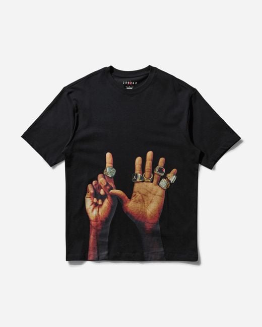 Nike Black S Flight Mvp Rings T-Shirt for men