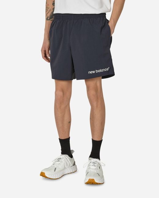 New Balance Blue Archive Stretch Woven Shorts Eclipse for men