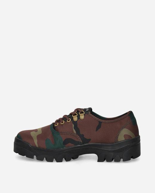 Vans Brown Oamc Authentic Oxford Sneakers Woodland Camo for men