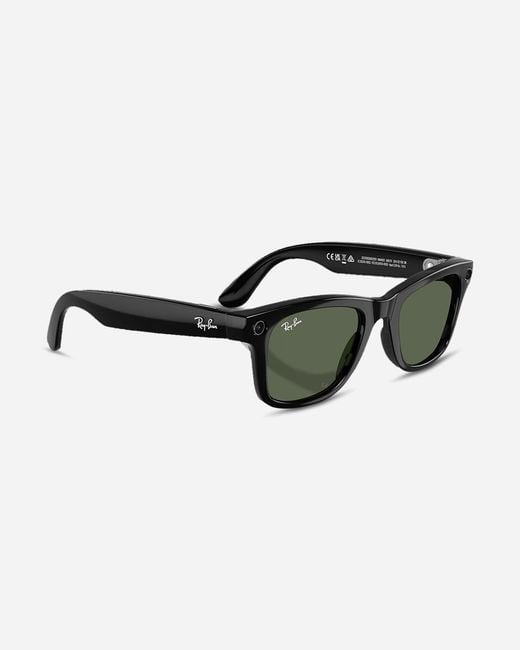 Ray-ban Meta Wayfarer Gen 2 Sunglasses Shiny / G-15 Green for men