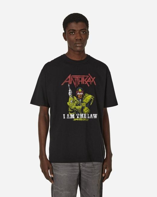 Neighborhood Black Anthrax Ss-3 T-shirt for men