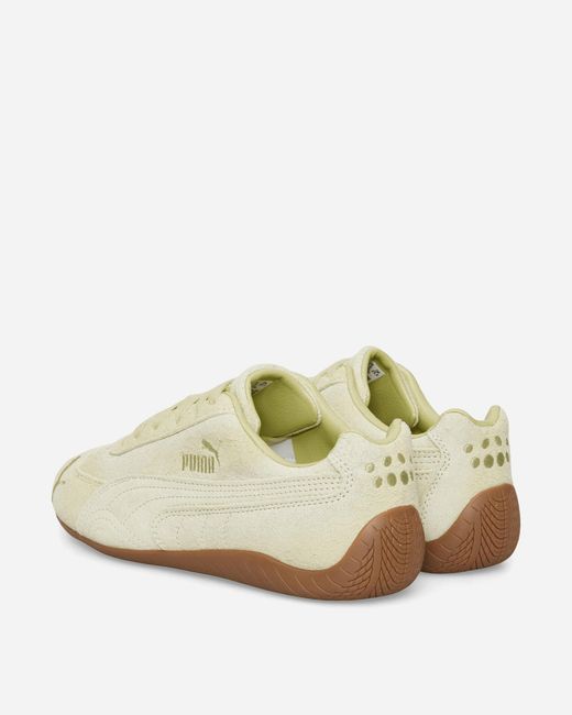 PUMA White Daniëlle Cathari Speedcat Washed Sneakers Pistachio for men