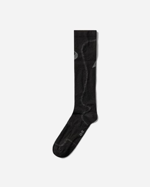 Roa Black Our Legacy Work Shop Merino Knee High Socks Carbon for men