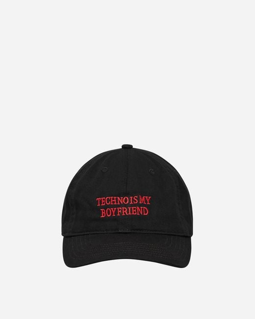 IDEA BOOK Black Techno Is My Boyfriend Hat for men