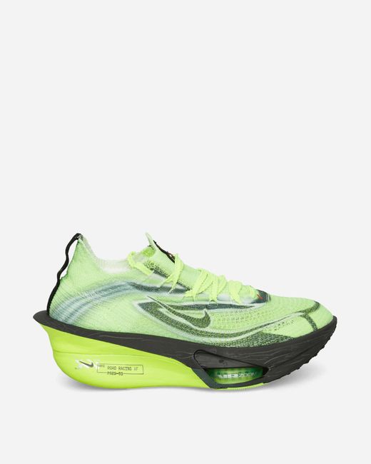 Nike Green Alphafly 3 Road Racing Sneakers Volt for men