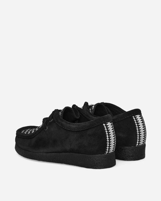 Clarks Black Slam Jam Wallabee Shoes for men