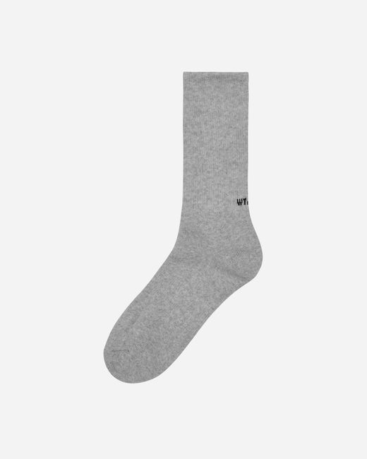 (w)taps Gray Skivvies Socks for men