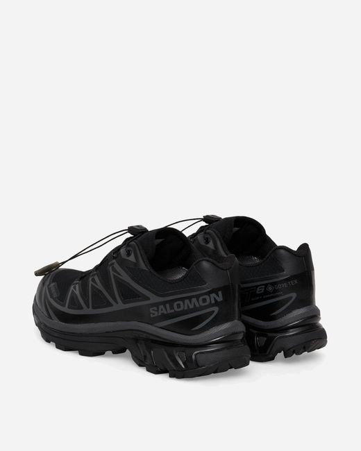 Salomon Black Xt-6 Gore-Tex Sneakers Asphalt for men