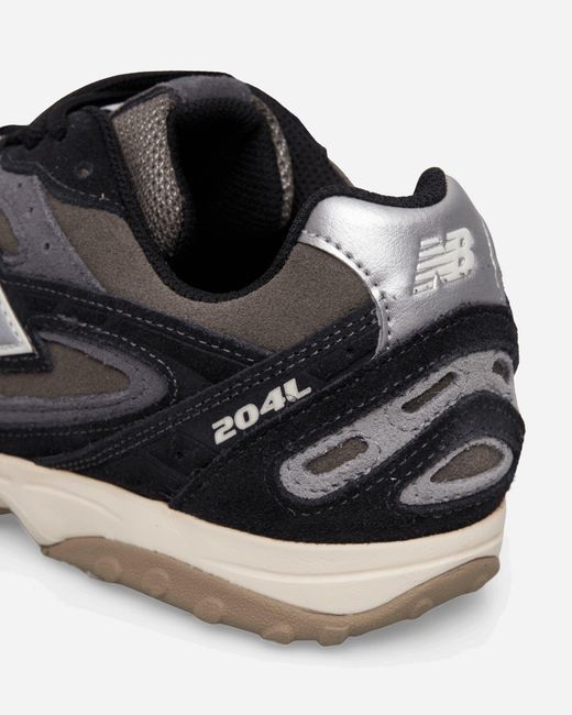 New Balance Black 204L Sneakers Magnet for men