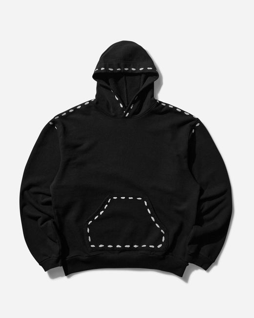 Kapital Black S Swt Knit Marionette Hoodie for men