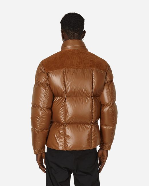 Moncler Brown Ain Short Down Jacket for men