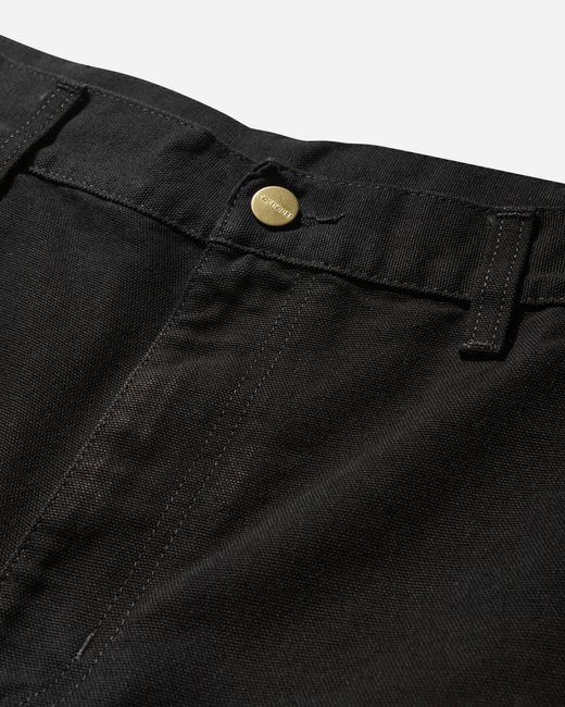 Carhartt Black S Single Knee Pants (Rinsed) for men