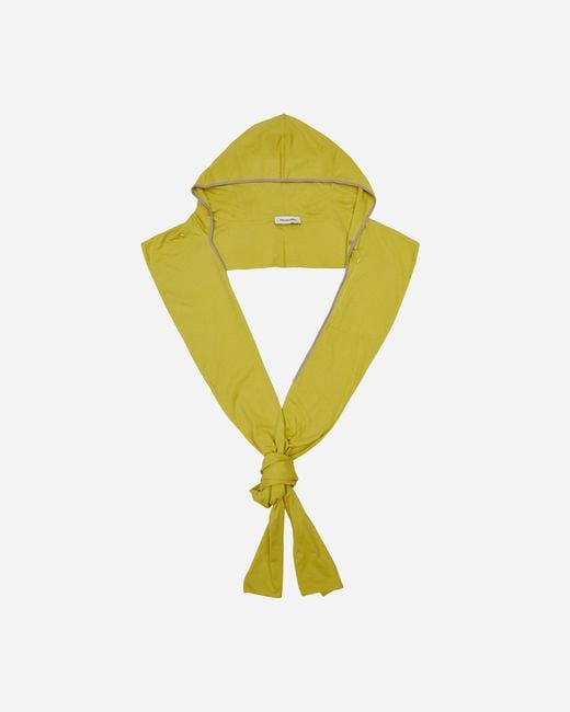 KIKO KOSTADINOV ohne hooded scarf マフラー Kiko Kostadinov Men's' Ohne Hooded Scarf in Yellow | LN-CC®