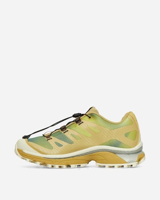 Salomon Yellow Xt-4 Og Aurora Borealis Sneakers Southern Moss / Transparent / Deep Dive for men
