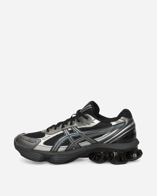 Asics Black Gel-Kinetic Fluent Sneakers Graphite for men